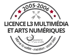Licence 3 - Multimédia et Arts numériques